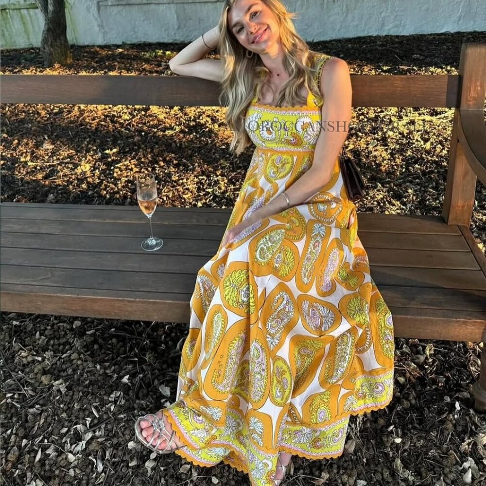 ALEMAIS Diana Summer Maxi Dress